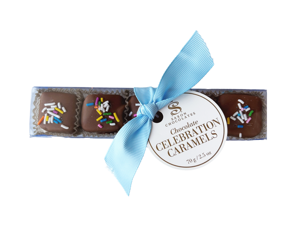Celebration Milk Chocolate Caramels Box (5 pcs.) - SOLD OUT