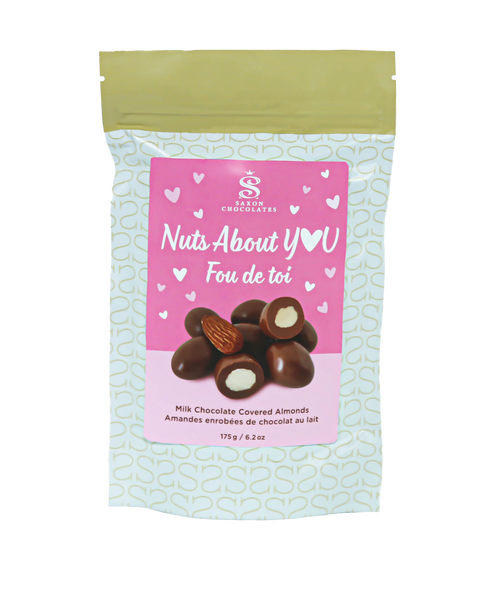 'Nuts About You' Milk Chocolate Almond Pouch