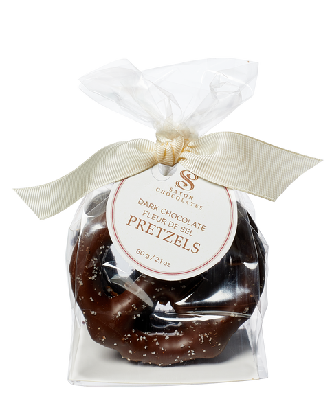 Dark Chocolate Fleur de Sel Pretzels Bag (3 pcs.)