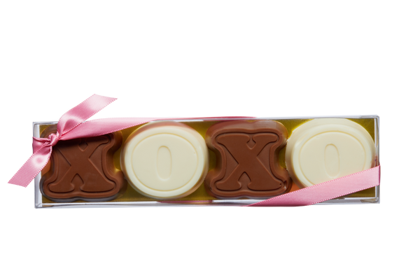 XOXO Milk & White Chocolate Box (4 pcs) - SOLD OUT