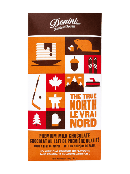 Canadian Novelty Maple Flavoured Milk Chocolate Bar