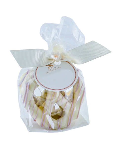 White Chocolate Lavender Pretzel Knots Bag (3 pcs)