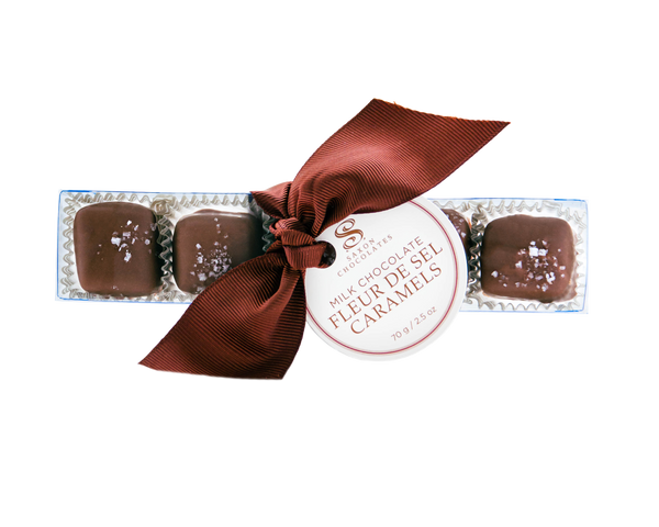 Milk Chocolate Fleur de Sel Caramels Box (5 pcs.)