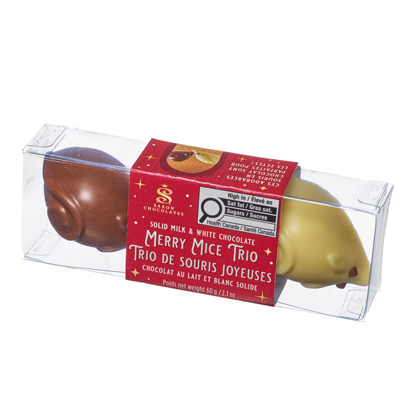 Assorted Chocolate Merry Mice Trio Box (3 pcs.)
