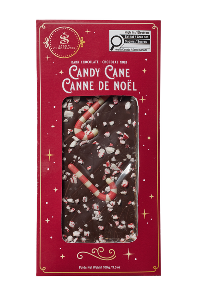 Dark Chocolate Candy Cane Bar