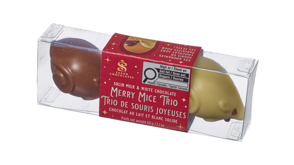 Assorted Chocolate Merry Mice Trio Box (3 pcs.)