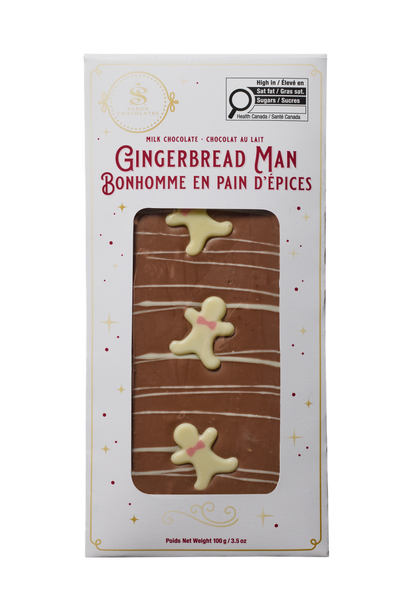 Milk Chocolate ‘Tis the Season’ Gingerbread Man Bar