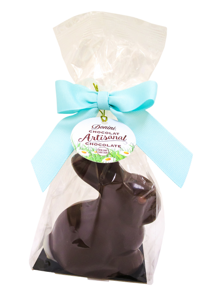 Dark Chocolate Hollow Sitting Bunny