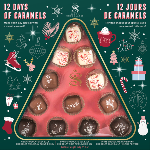 12 Days of Caramels Box (12 pcs.) SOLD OUT