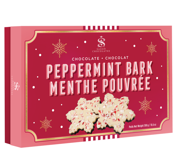 Peppermint Bark Snowflake Box (12 pcs.) SOLD OUT